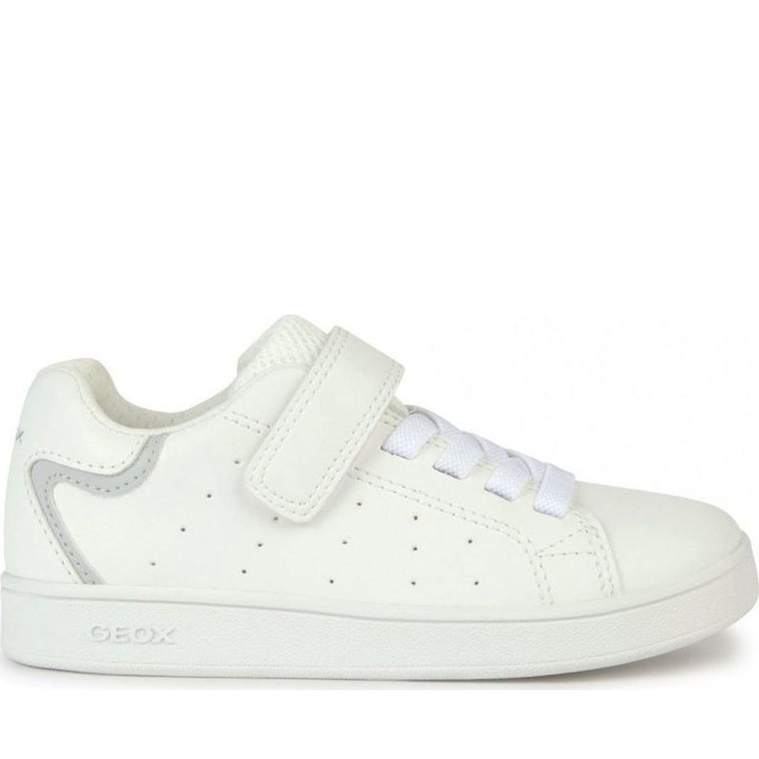 Geox boys white eclyper sneakers | Vilbury London