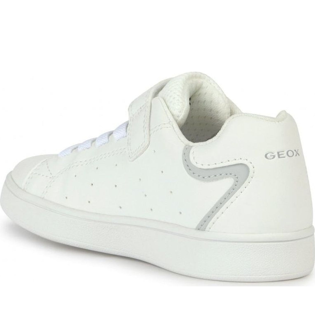 Geox boys white eclyper sneakers | Vilbury London