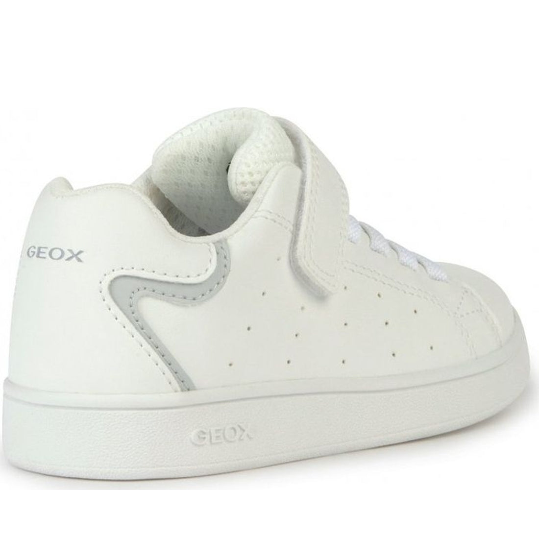 Geox boys white eclyper sneakers | Vilbury London