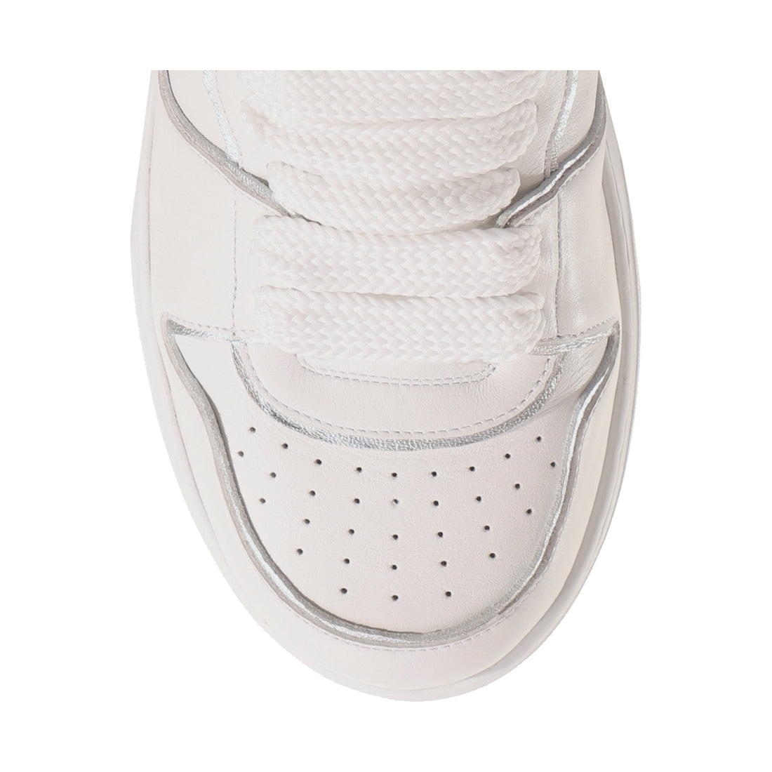 Hogl womens weiss, silver macba seven leisure trainers | Vilbury London