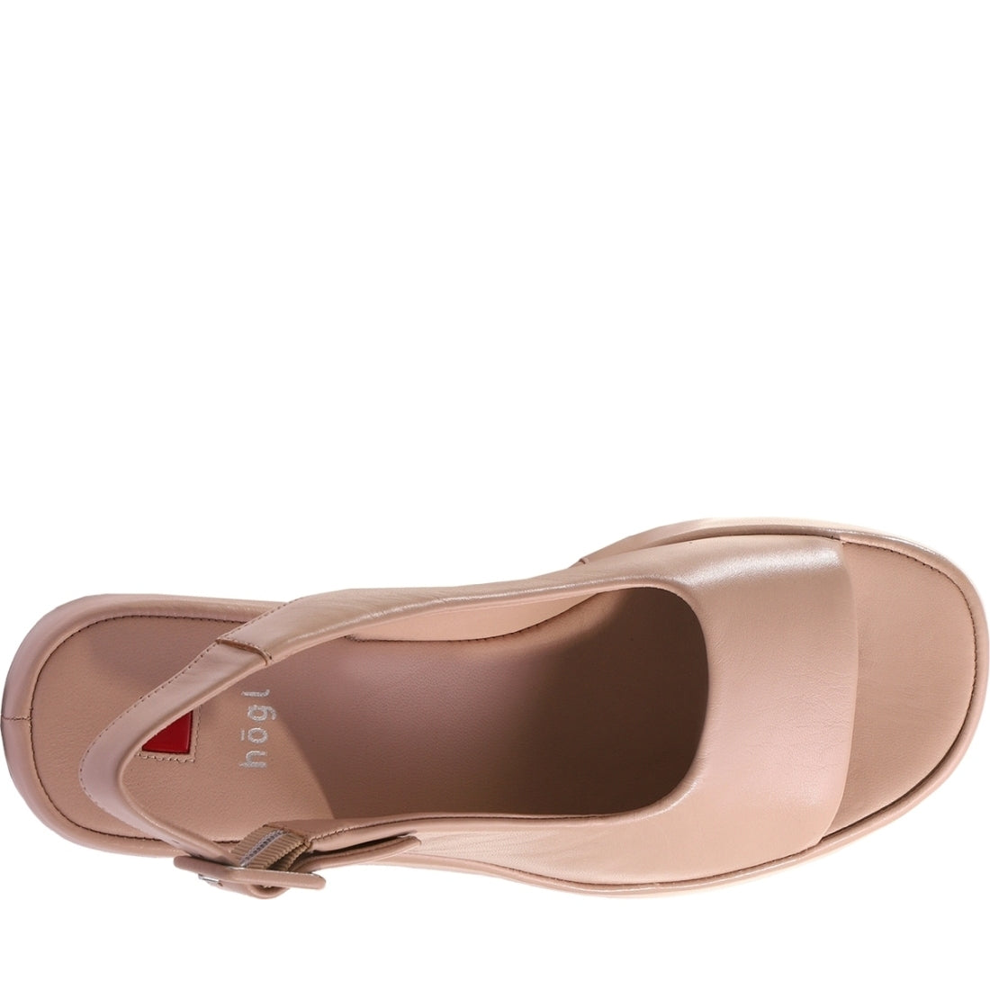 Hogl womens nude loulou sandals | Vilbury London