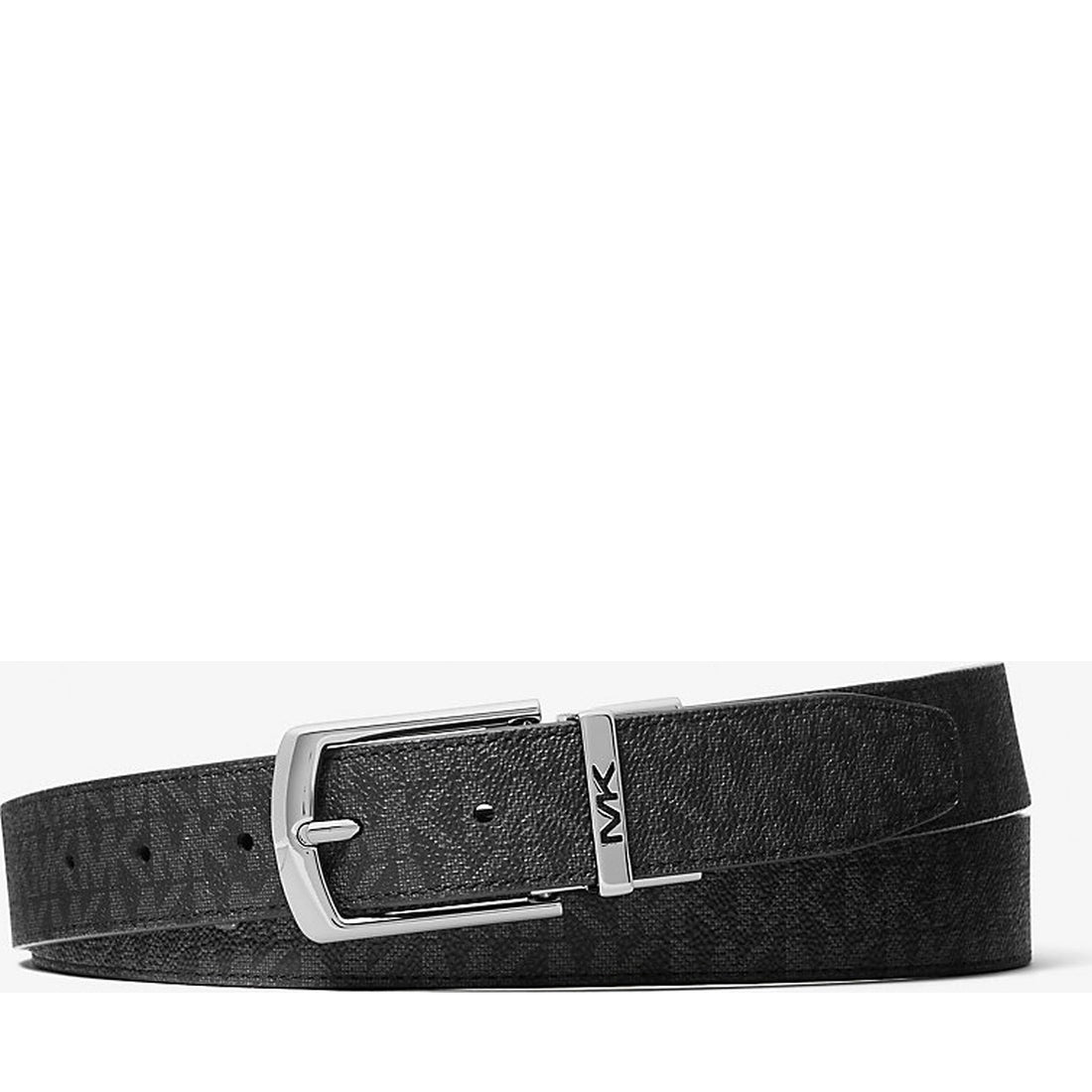 Michael kors logo plaque belt online