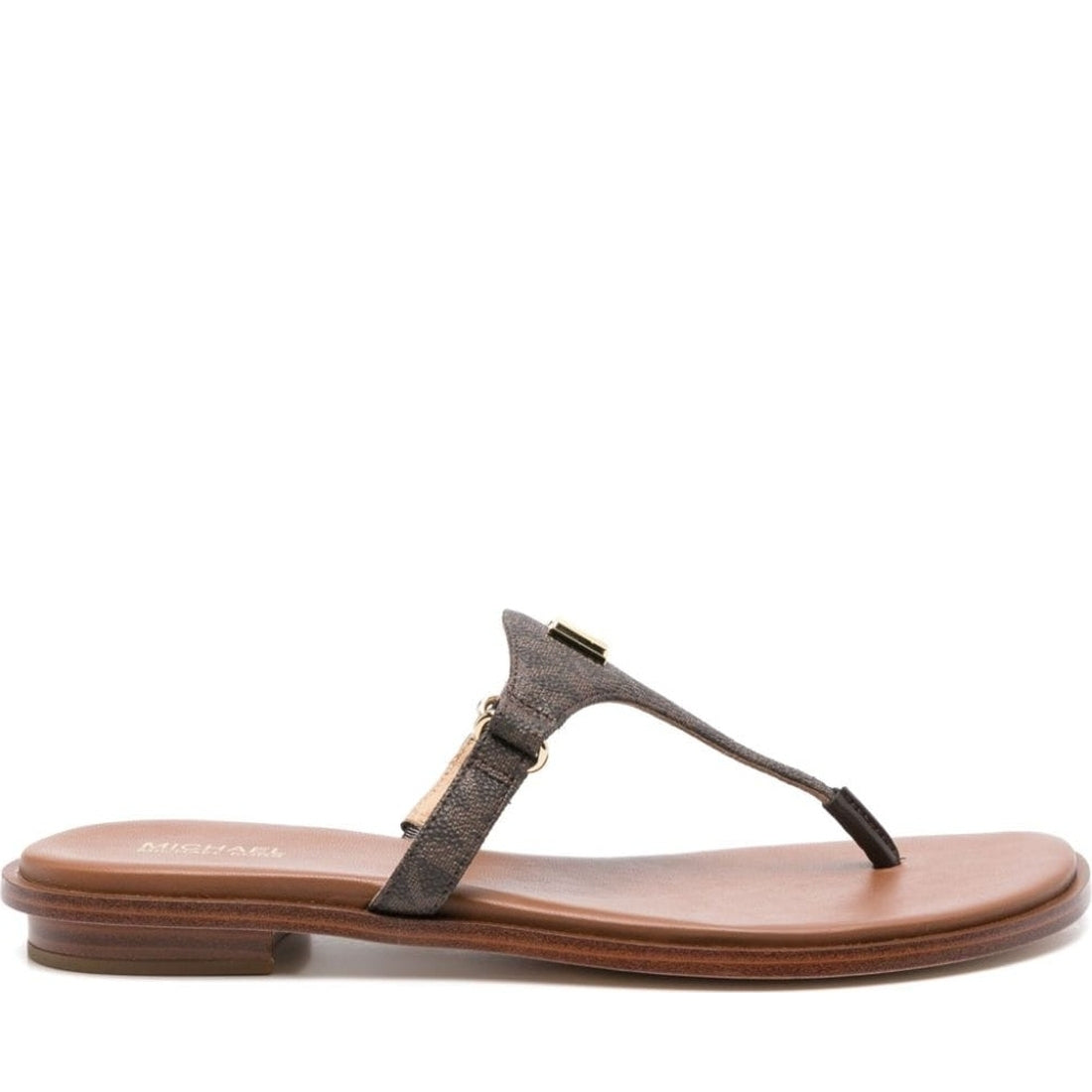 Michael kors flip flops womens brown online