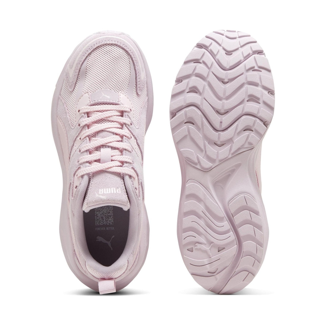 Puma unisex adults grape mist pink hypnotic leisure trainers | Vilbury London