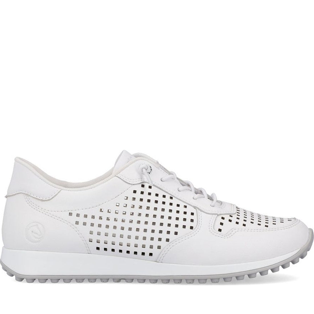 Remonte womens white leisure trainers | Vilbury London