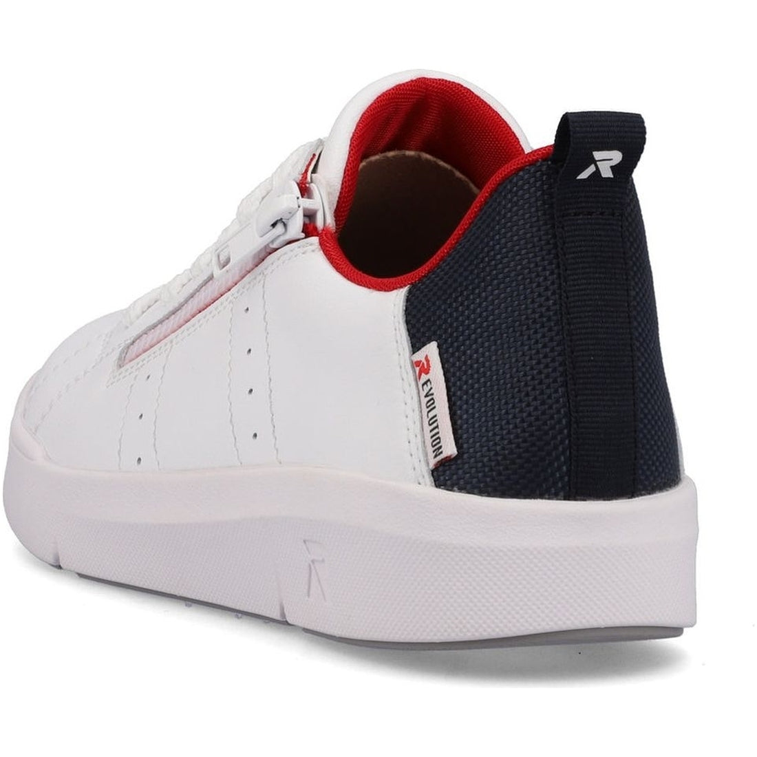 Rieker womens white leisure trainers | Vilbury London