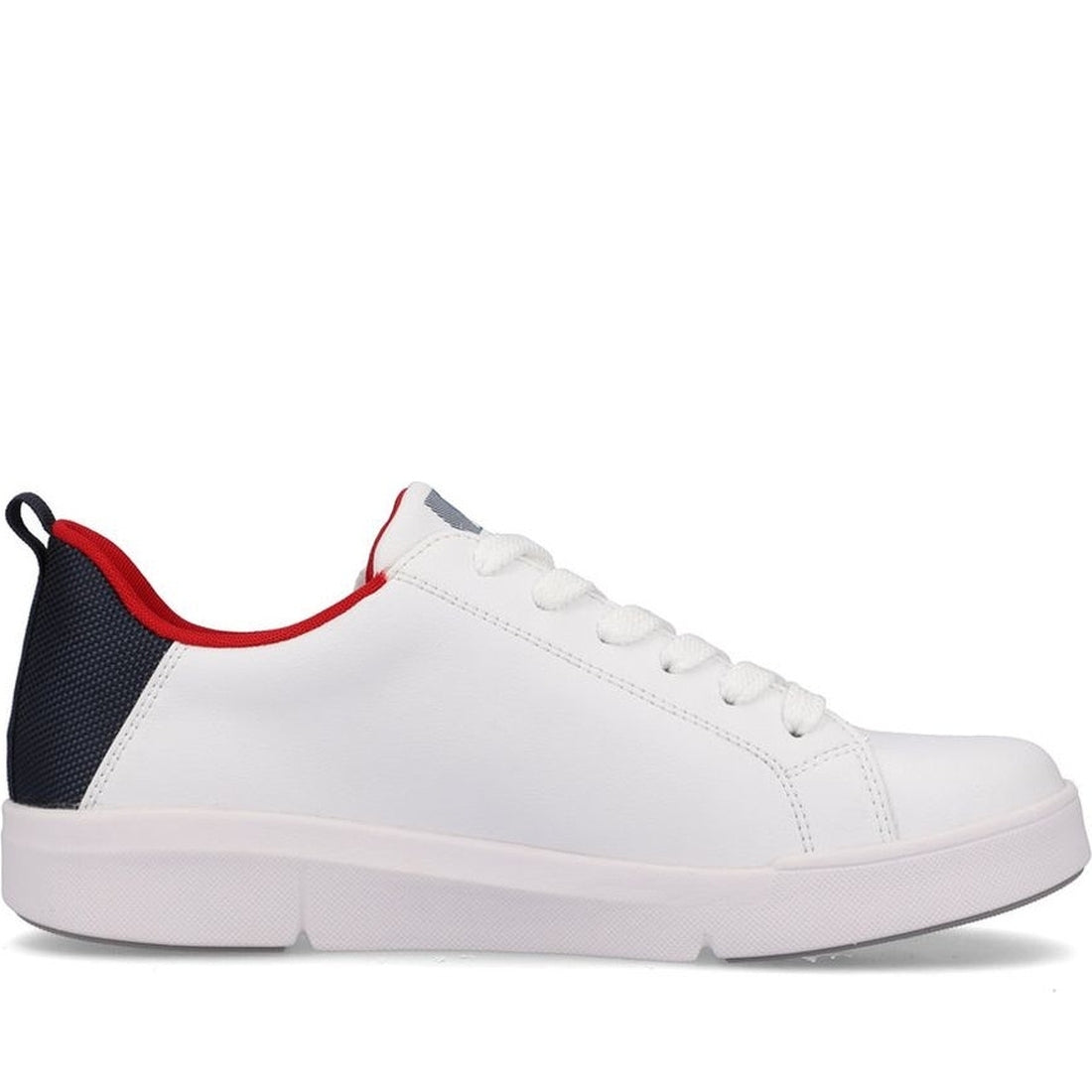 Rieker womens white leisure trainers | Vilbury London
