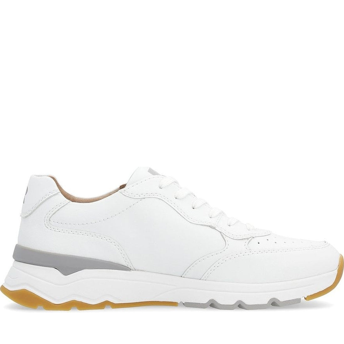 Rieker mens white leisure trainers | Vilbury London