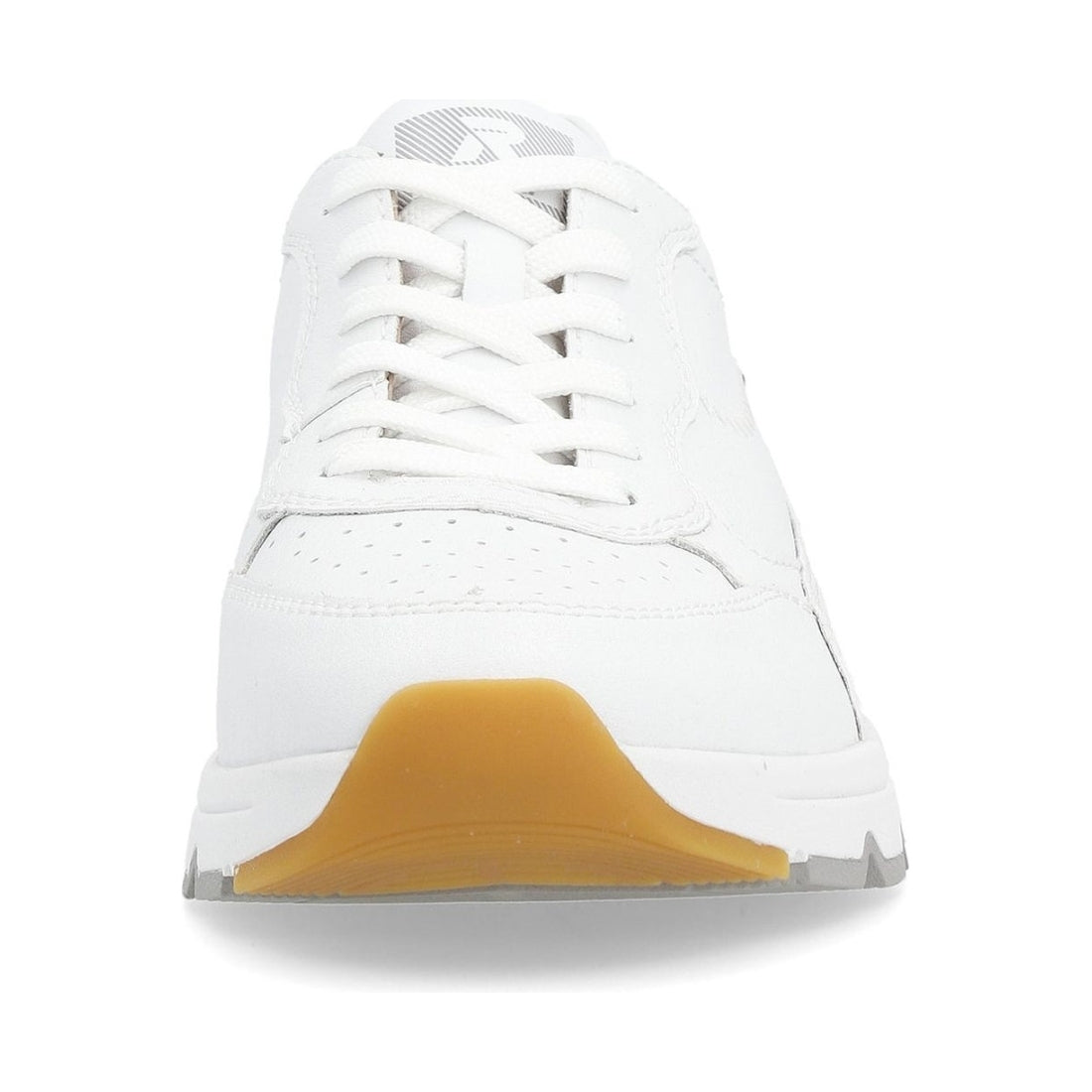 Rieker mens white leisure trainers | Vilbury London