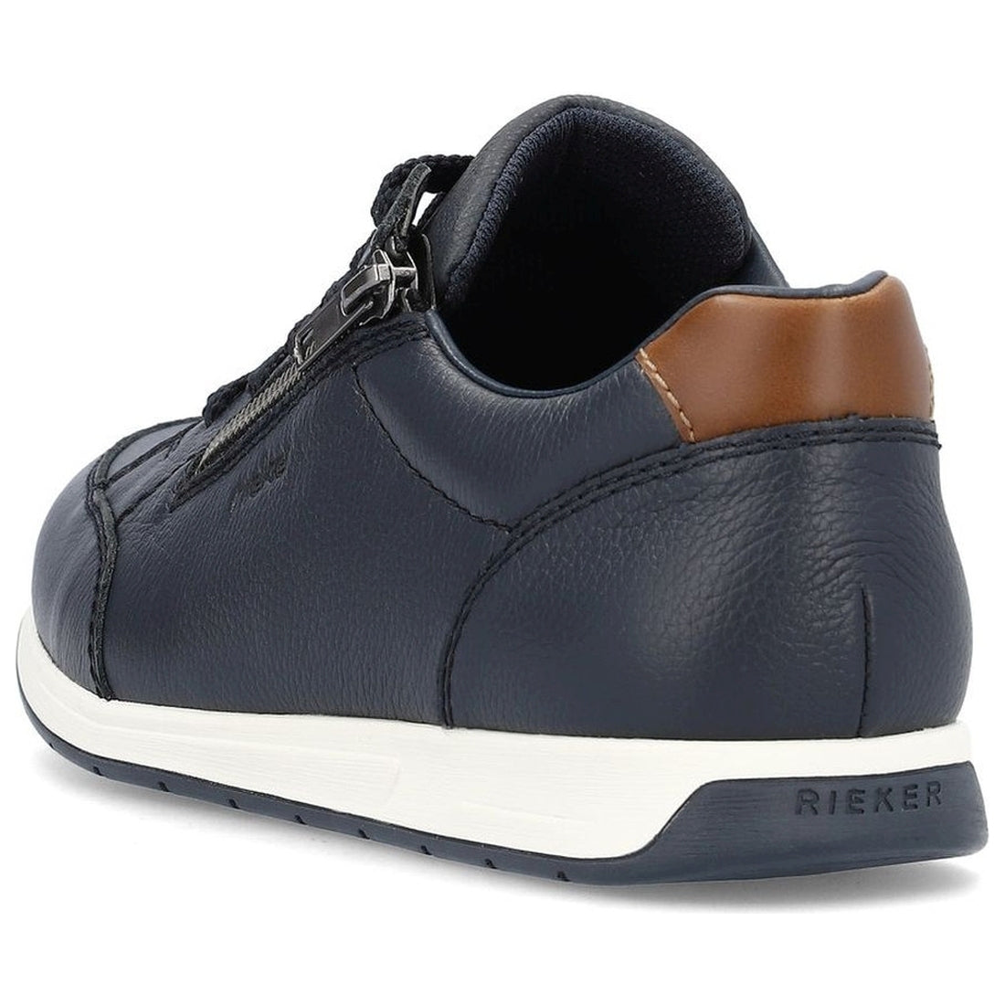 Rieker mens blue leisure trainers | Vilbury London