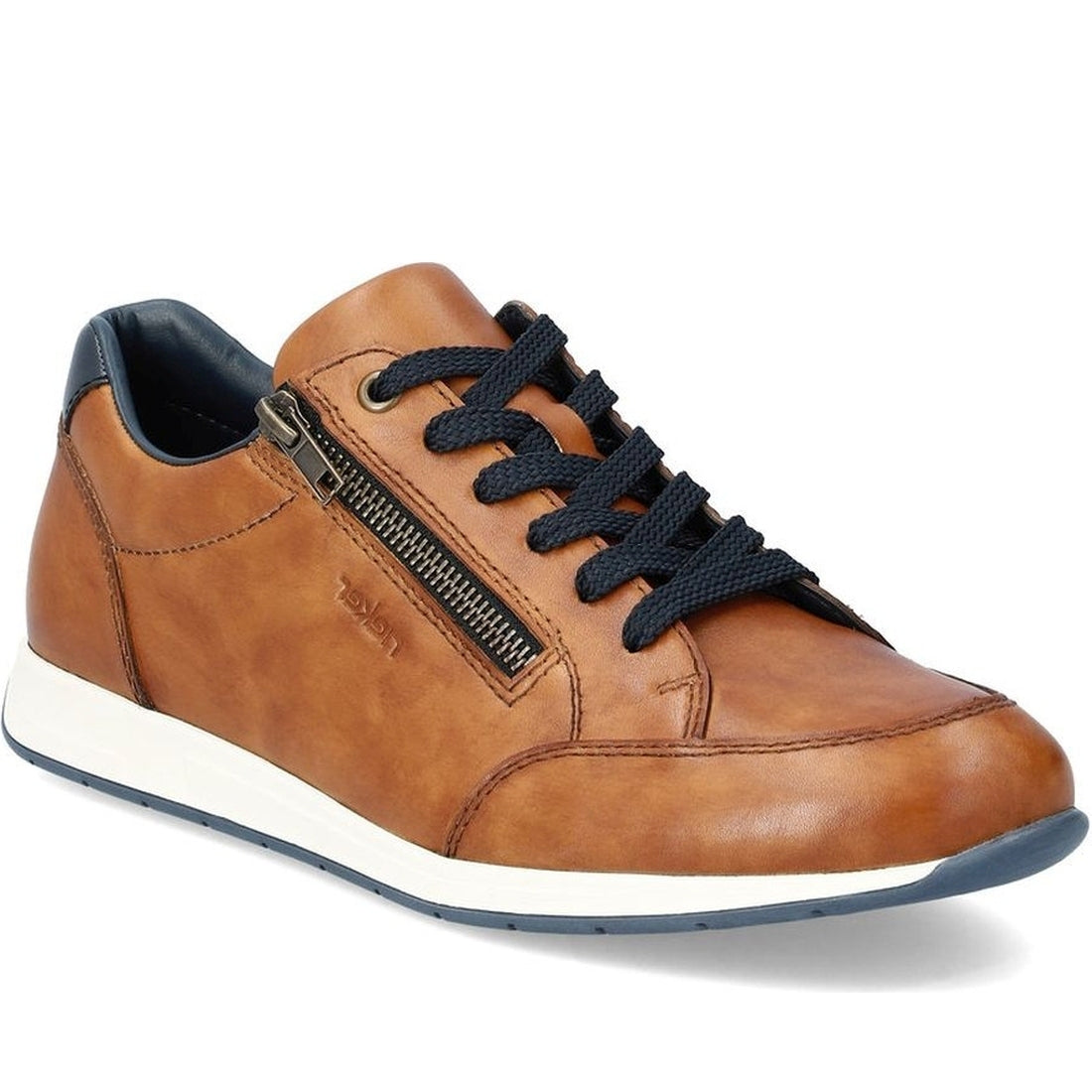Rieker mens brown leisure trainers | Vilbury London