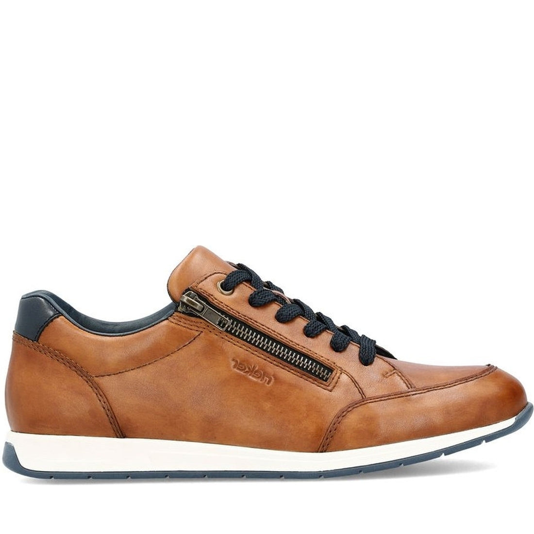Rieker mens brown leisure trainers | Vilbury London