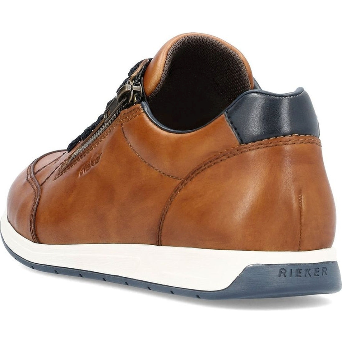 Rieker mens brown leisure trainers | Vilbury London