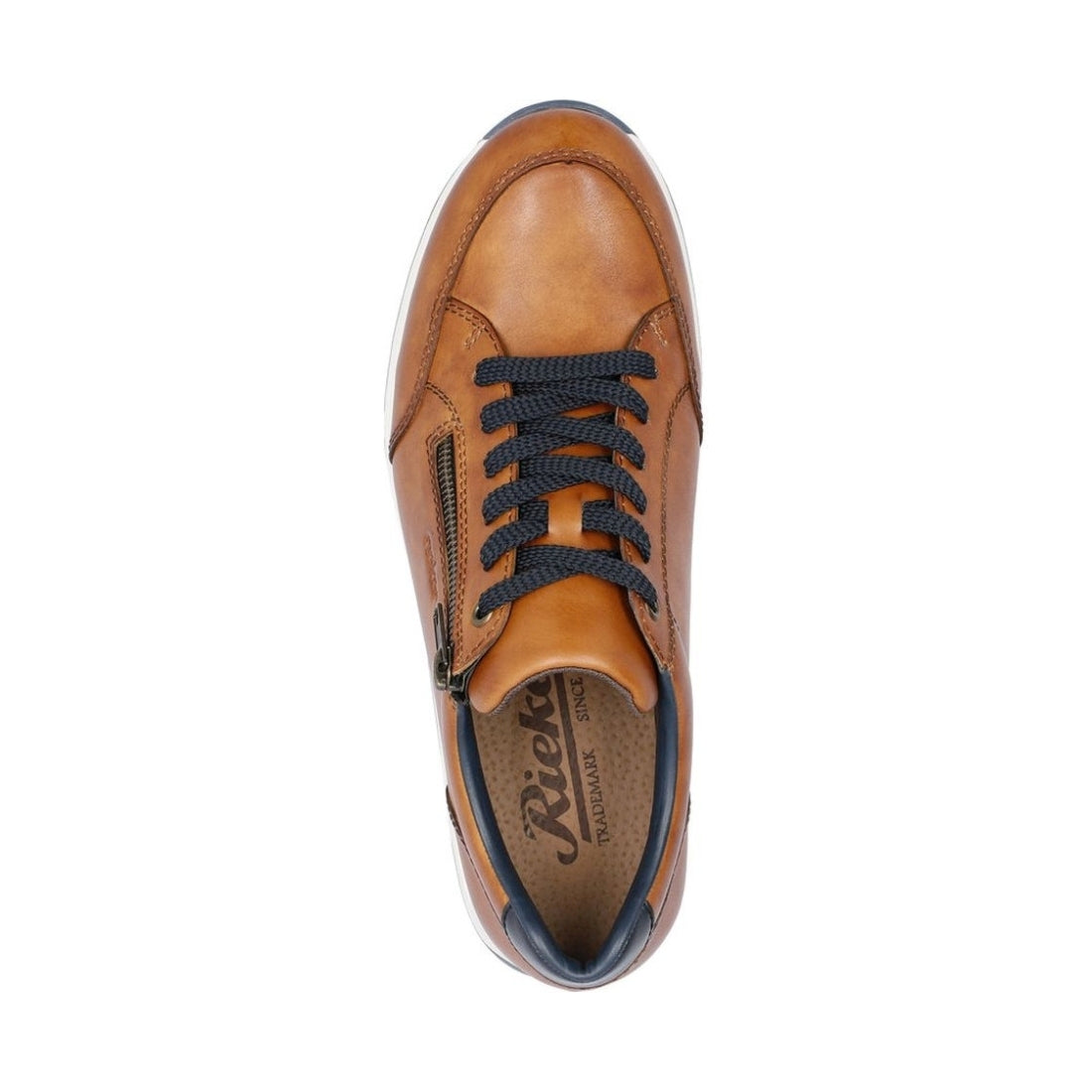 Rieker mens brown leisure trainers | Vilbury London