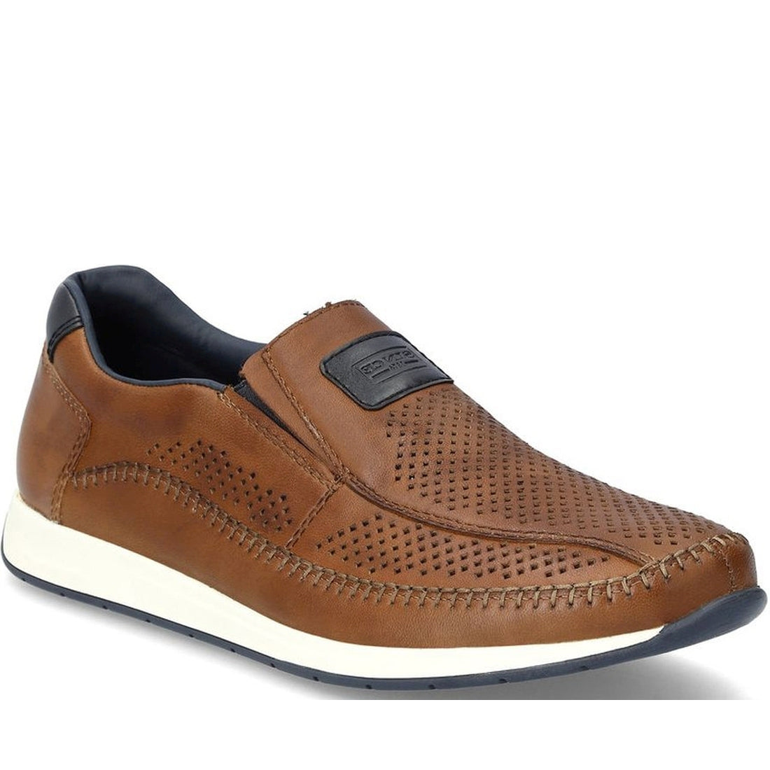 Rieker mens brown leisure trainers | Vilbury London