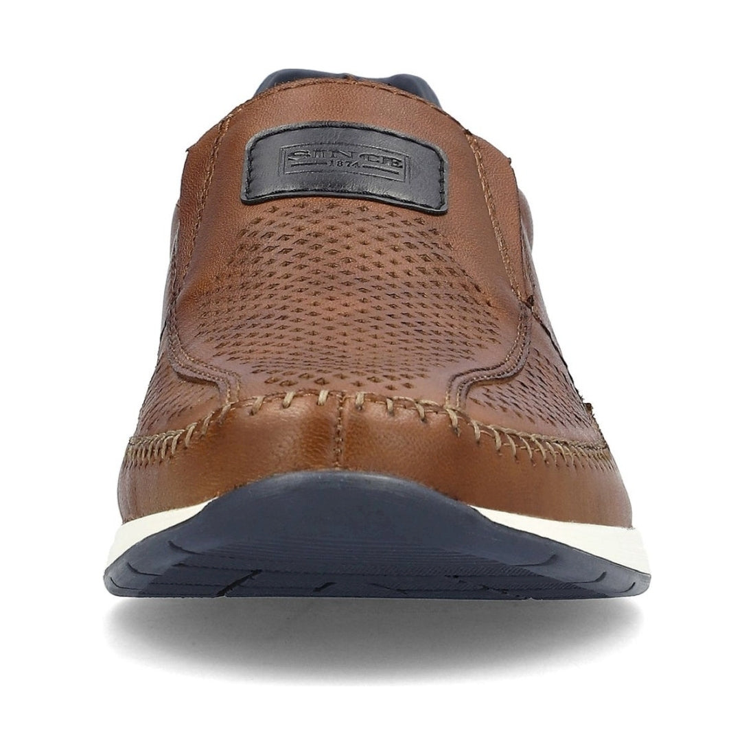 Rieker mens brown leisure trainers | Vilbury London