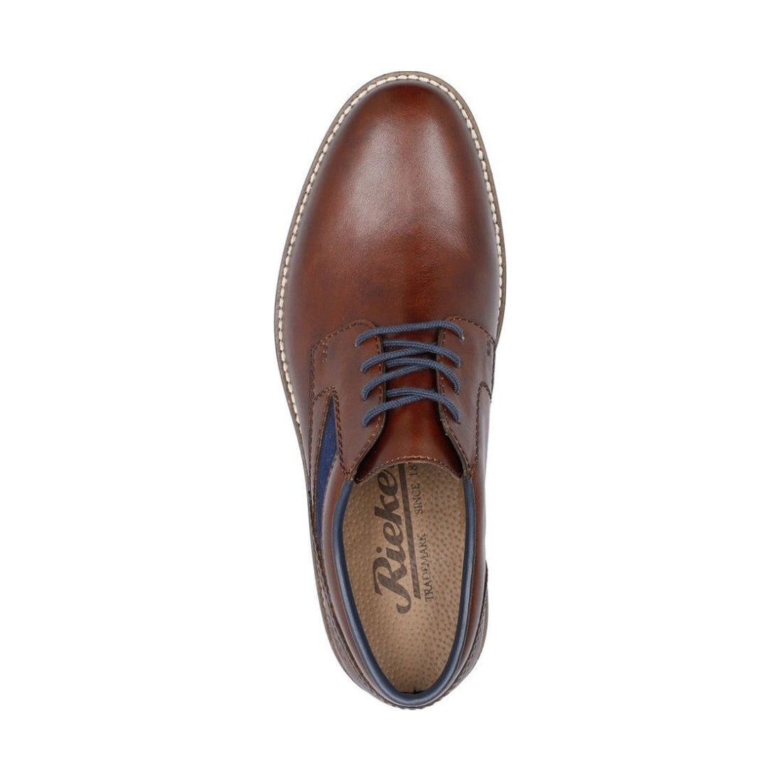 Rieker mens brown classic closed formal | Vilbury London