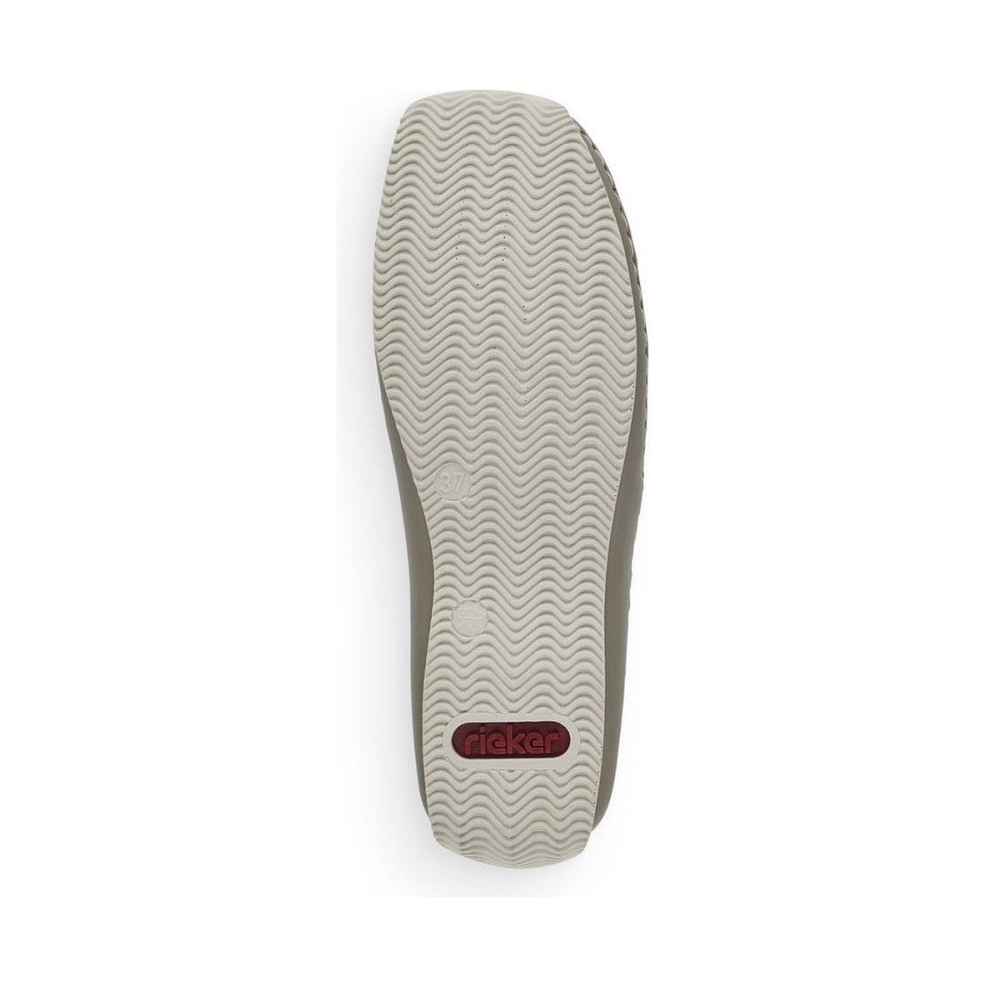 Rieker womens white leisure trainers | Vilbury London