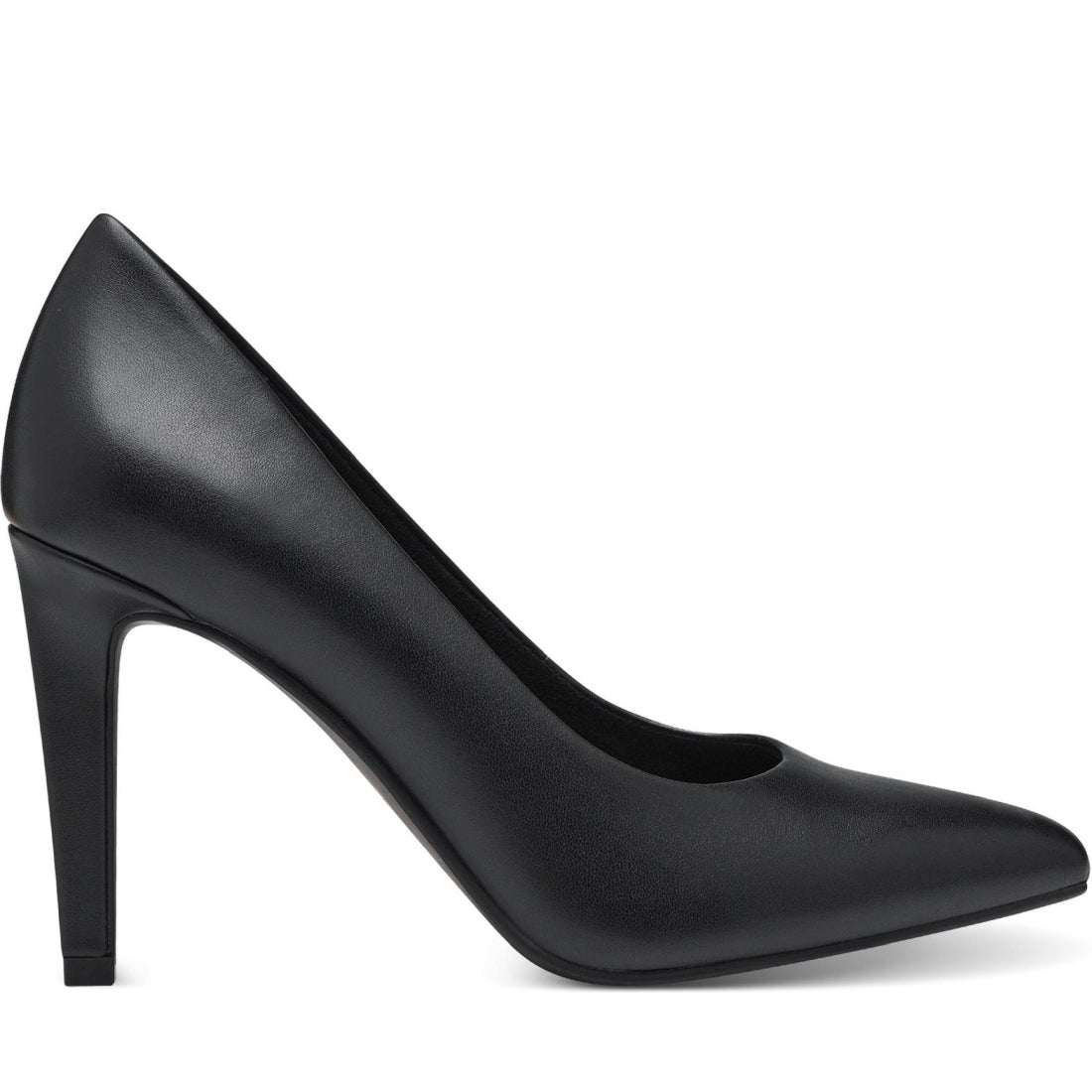 Marco Tozzi womens black metato high heels | Vilbury London