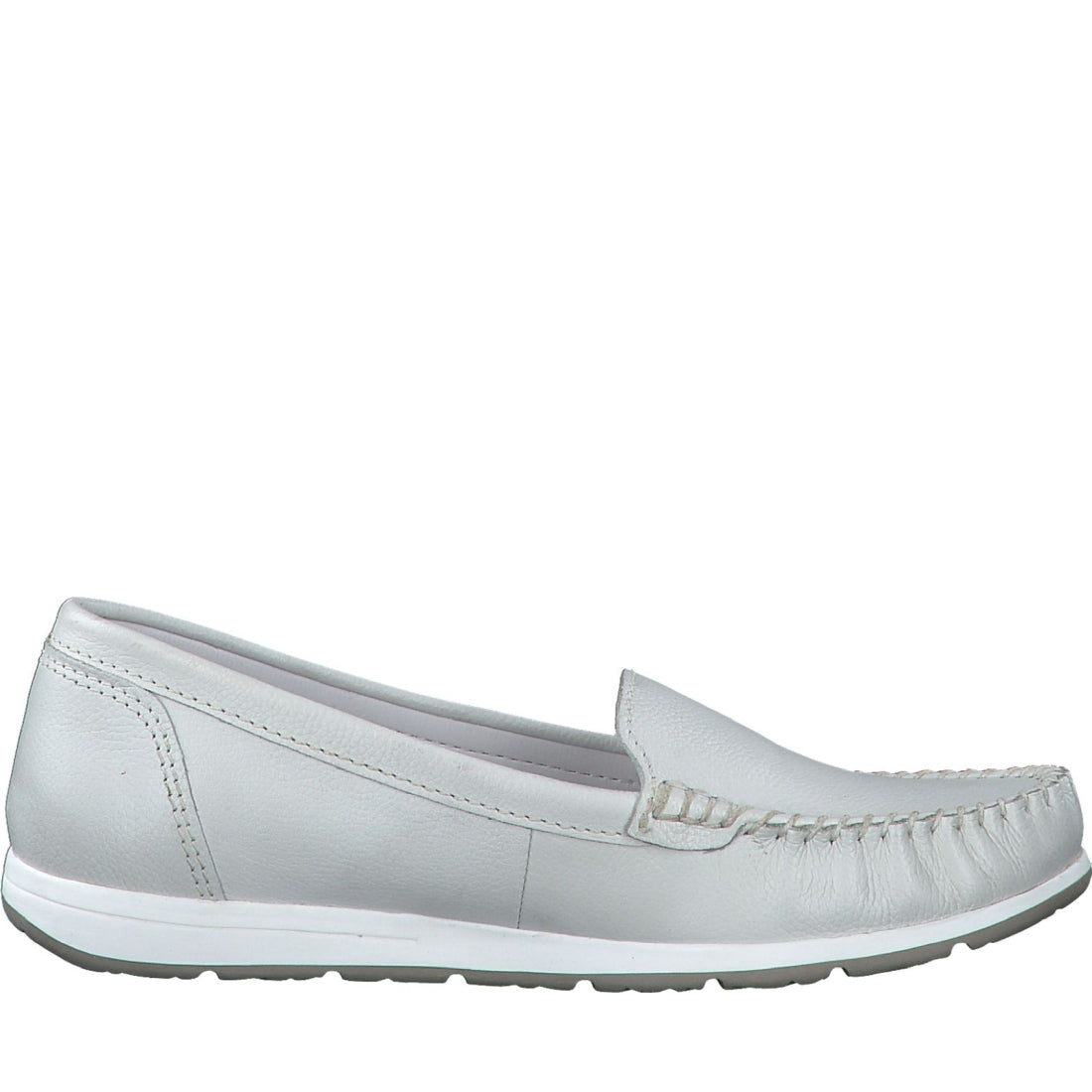 Marco Tozzi womens white gabri trainers | Vilbury London