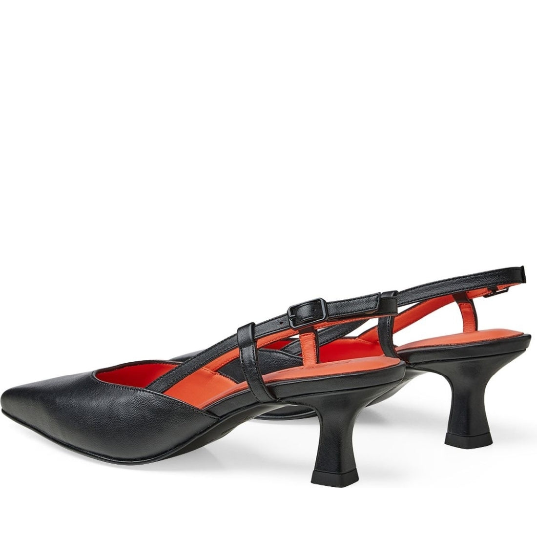 Tamaris womens black elegant part-open sandals | Vilbury London