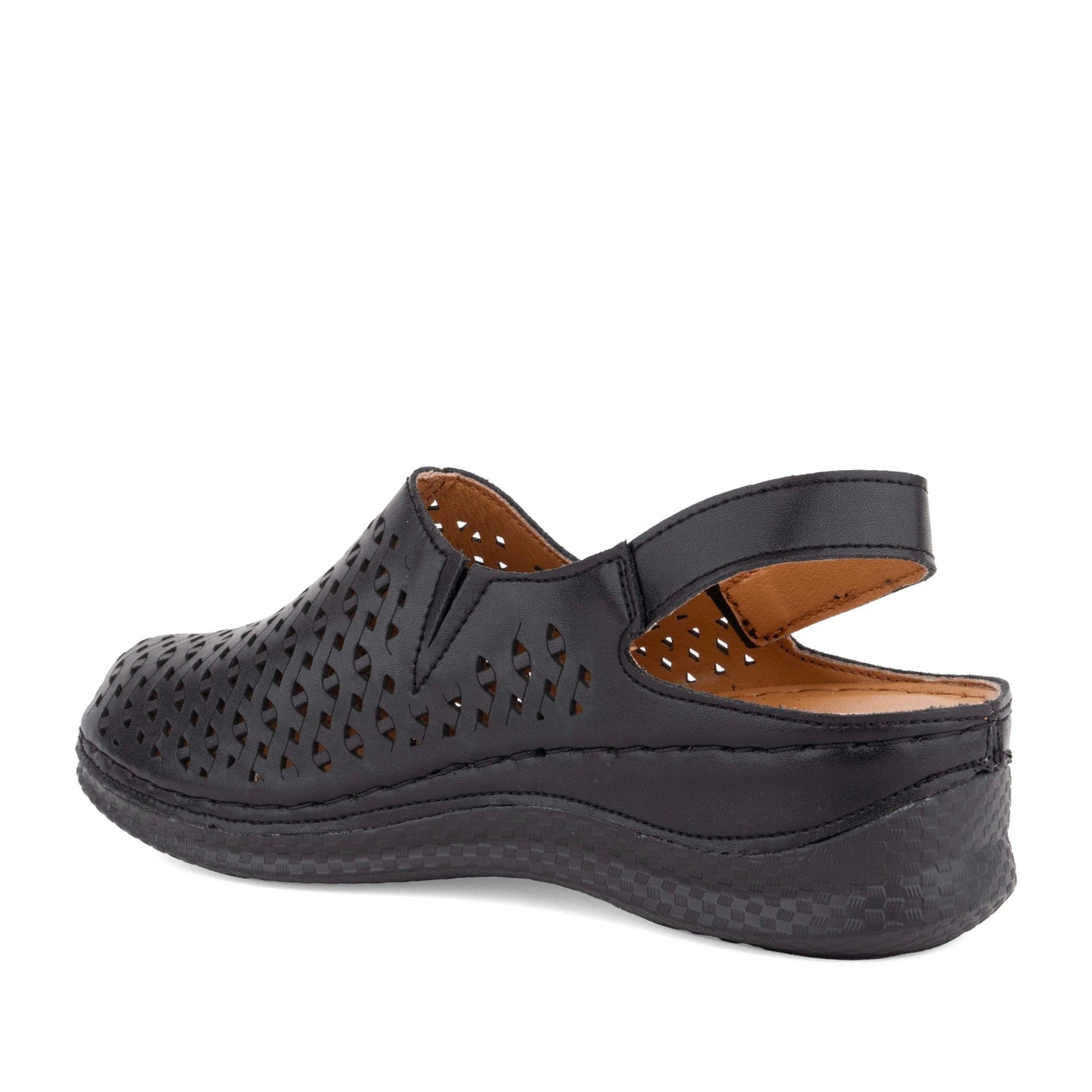 Women's Black Wedge Sandals
