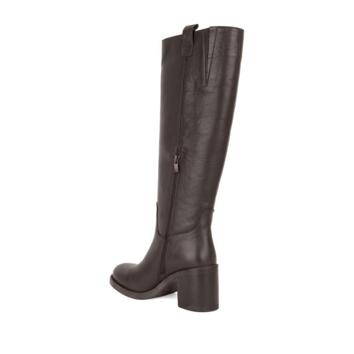 brown elegant closed boots