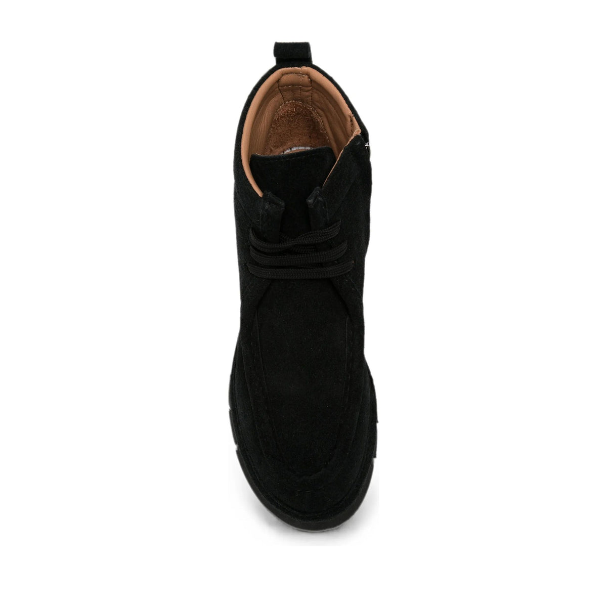 black casual closed booties