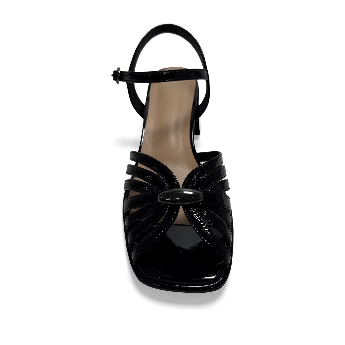Women's Black Dress Open-Toe Sandals