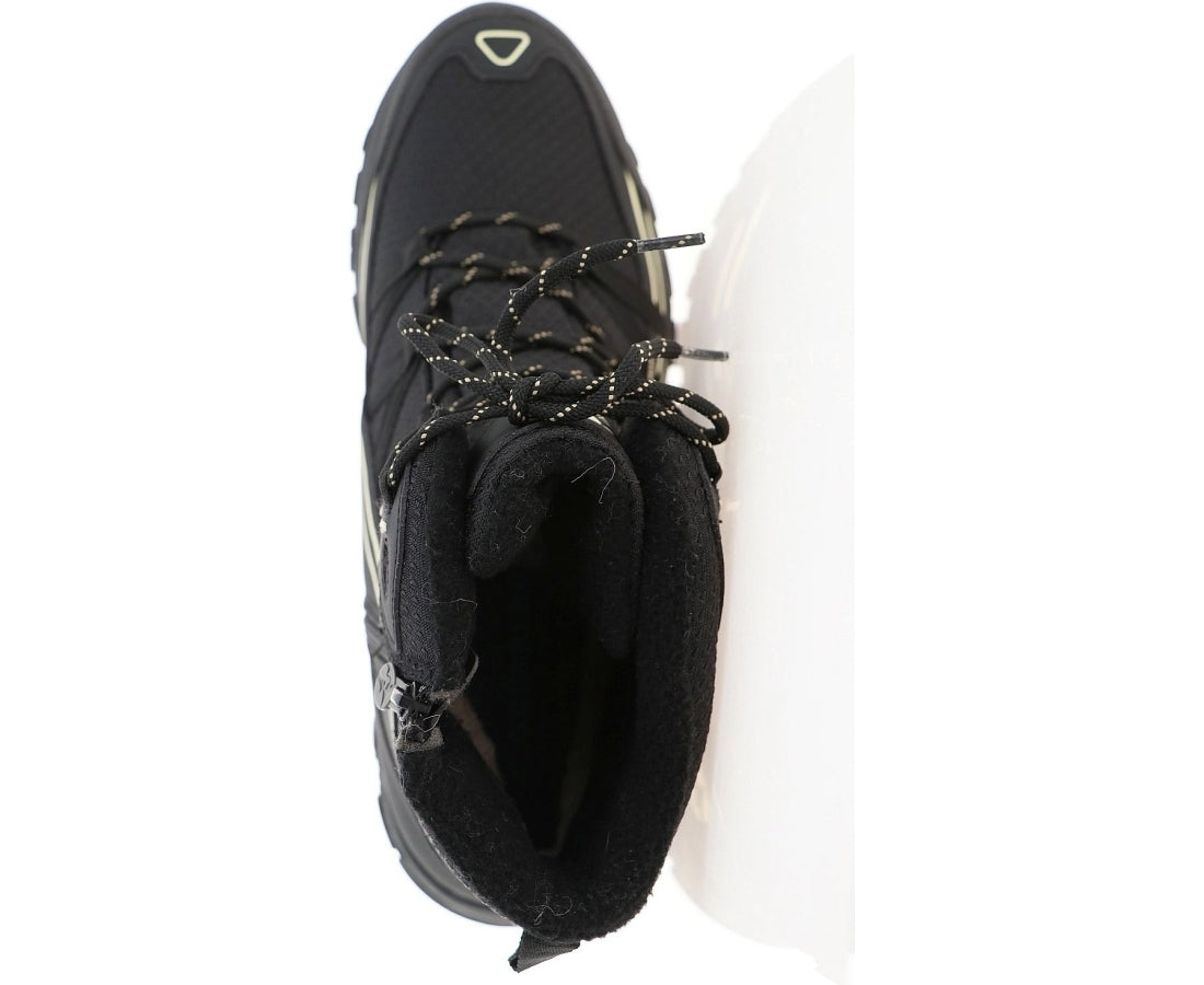 black casual closed booties