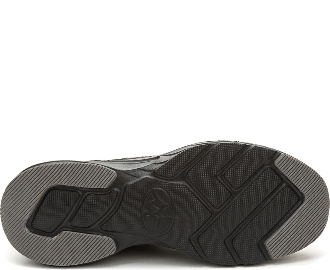 black casual closed sneakers