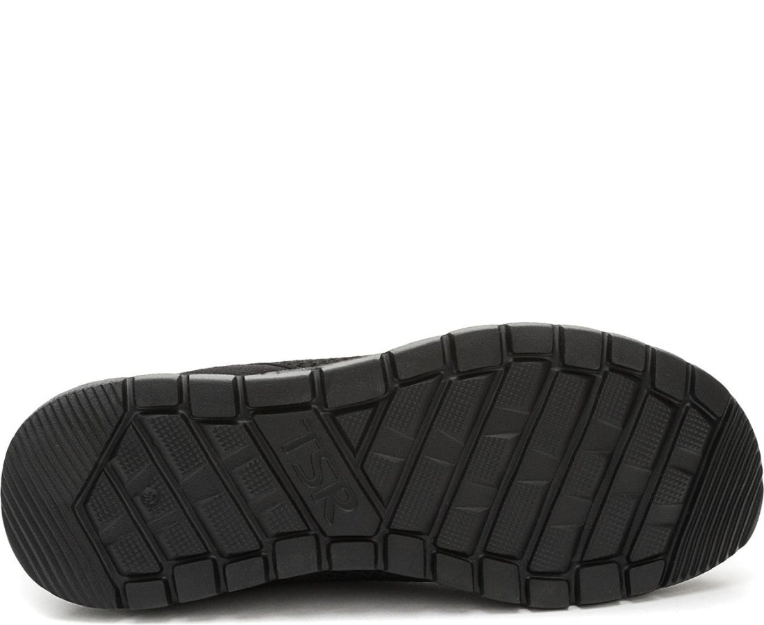 black casual closed sneakers