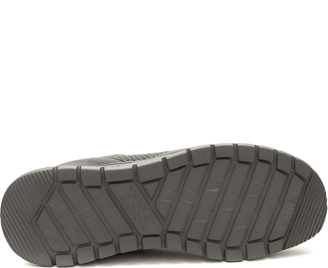 grey casual closed sneakers