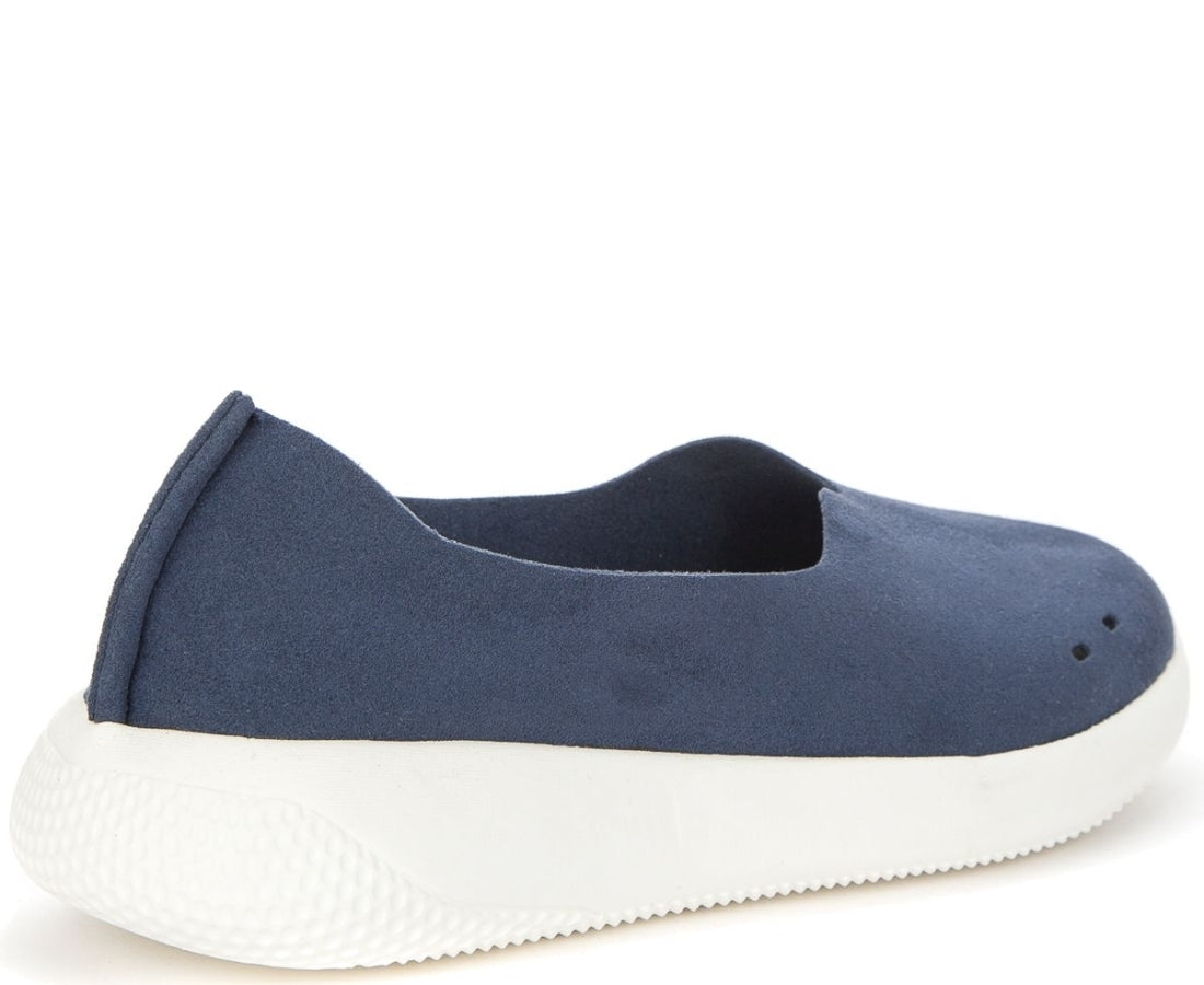 blue casual closed ballerinas