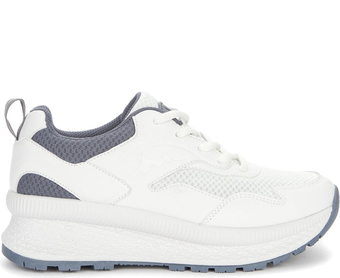 white casual closed sneakers