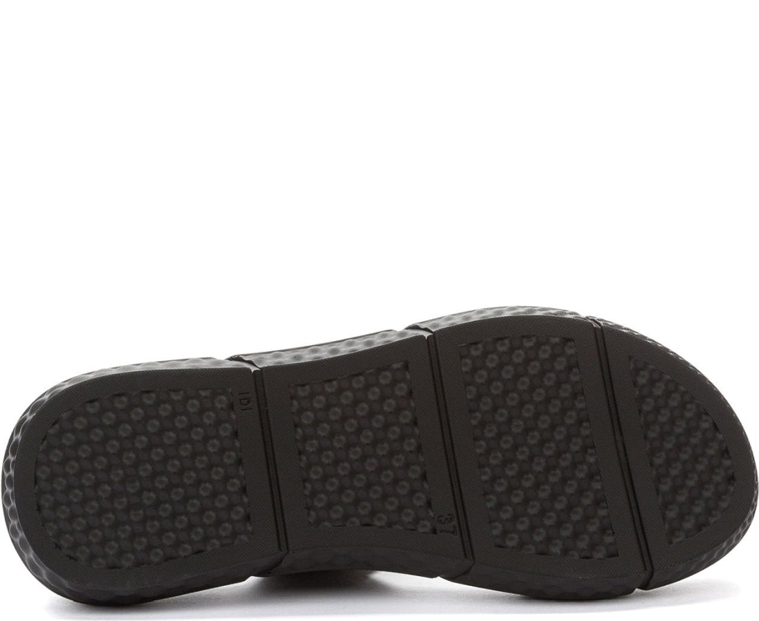black casual open sandals