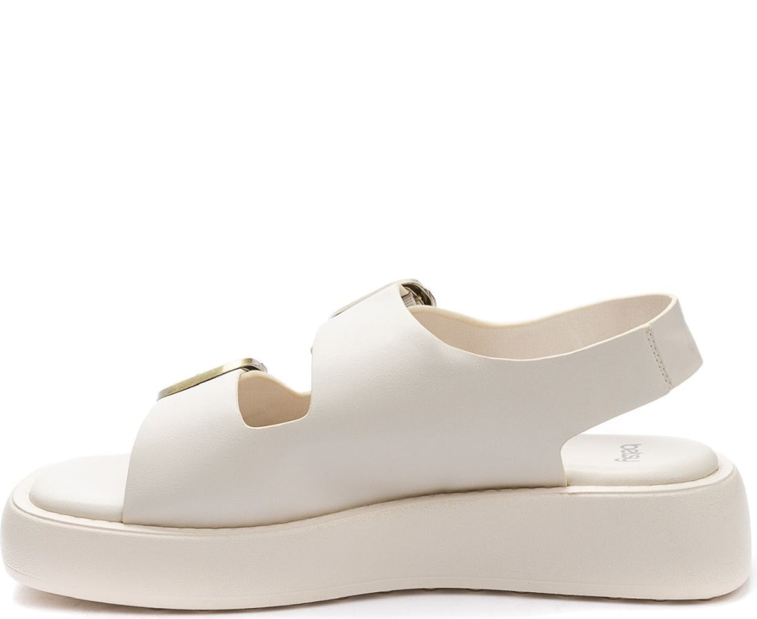 beige casual open sandals