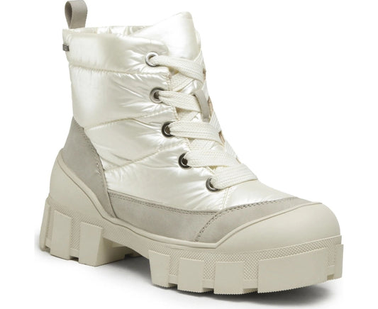 beige casual closed booties