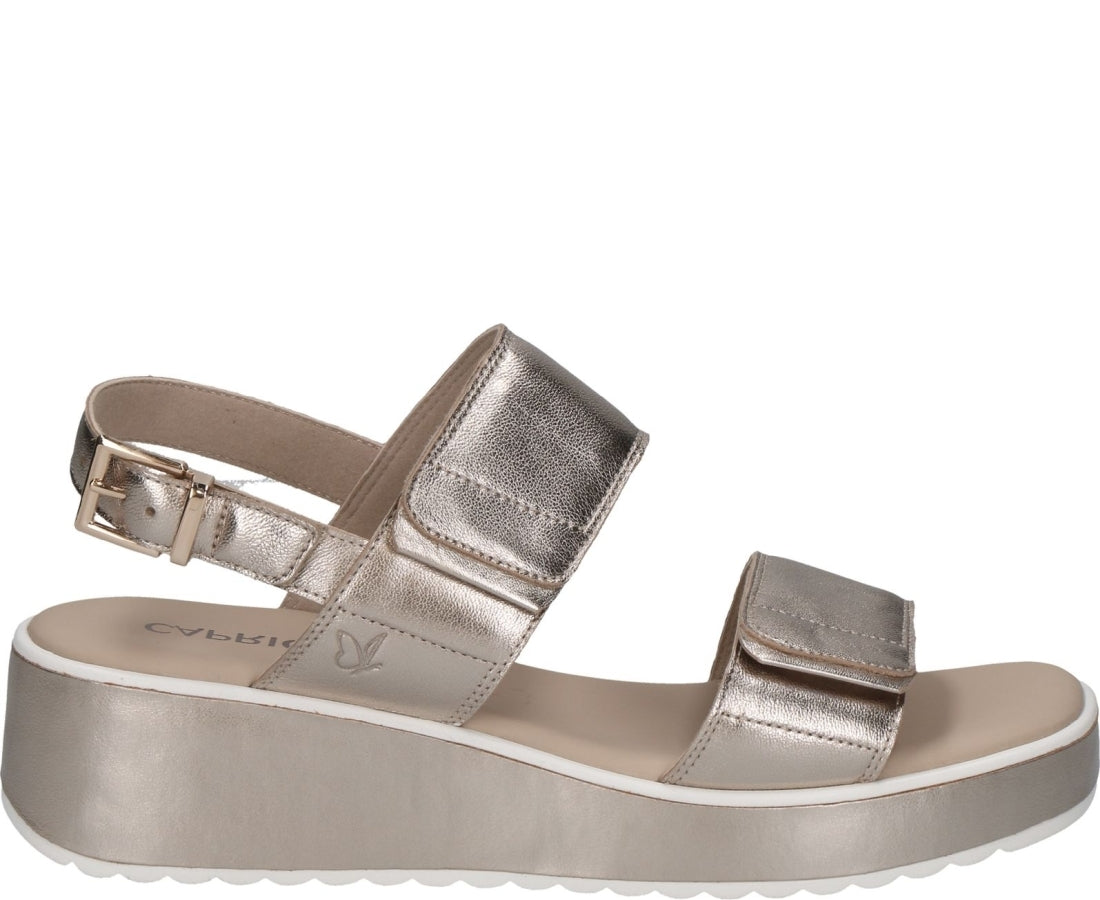 taupe casual open sandals