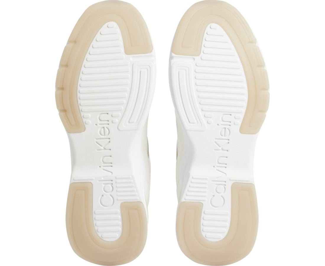 elevated lace up trainers