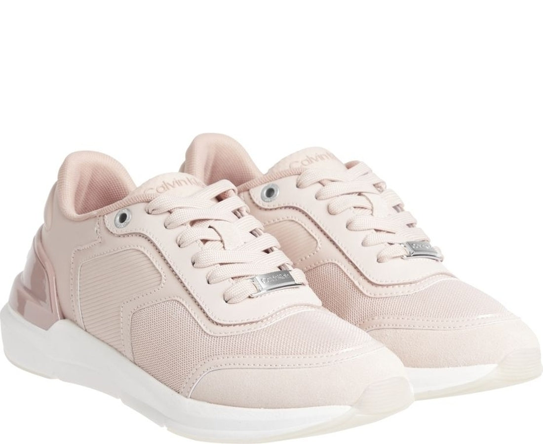 flexi lace up trainers