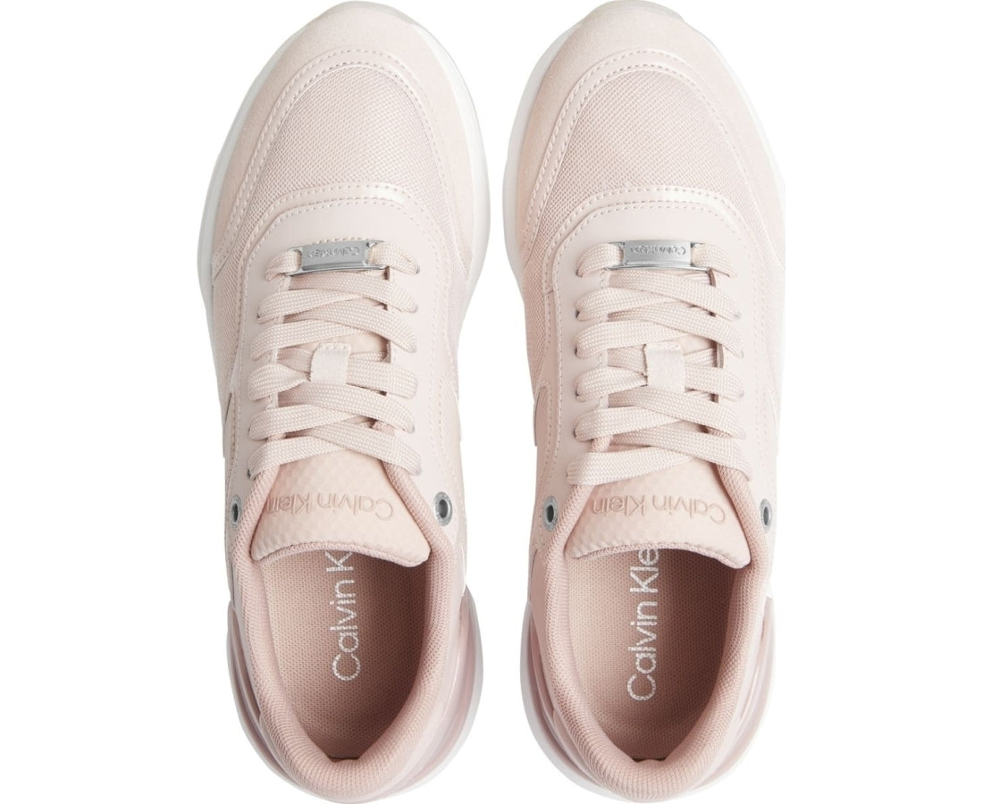 flexi lace up trainers
