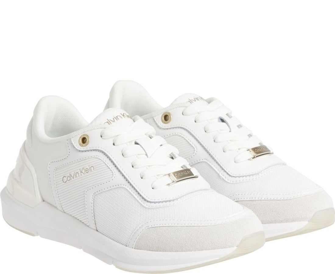 flexi lace up trainers