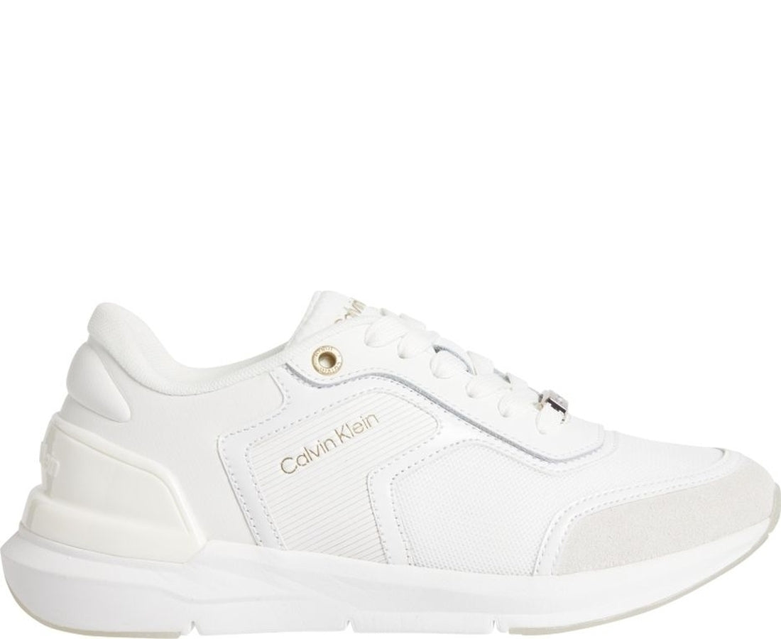 flexi lace up trainers