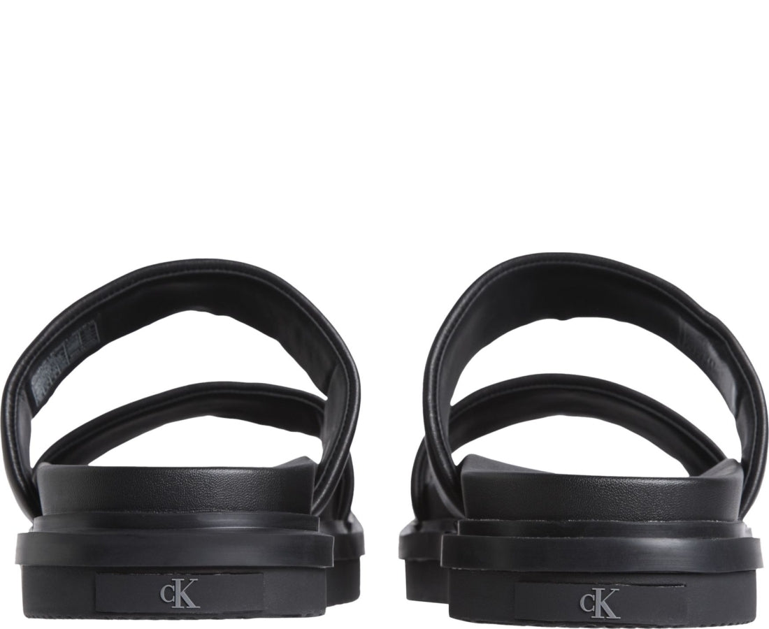 flat molded double sandals