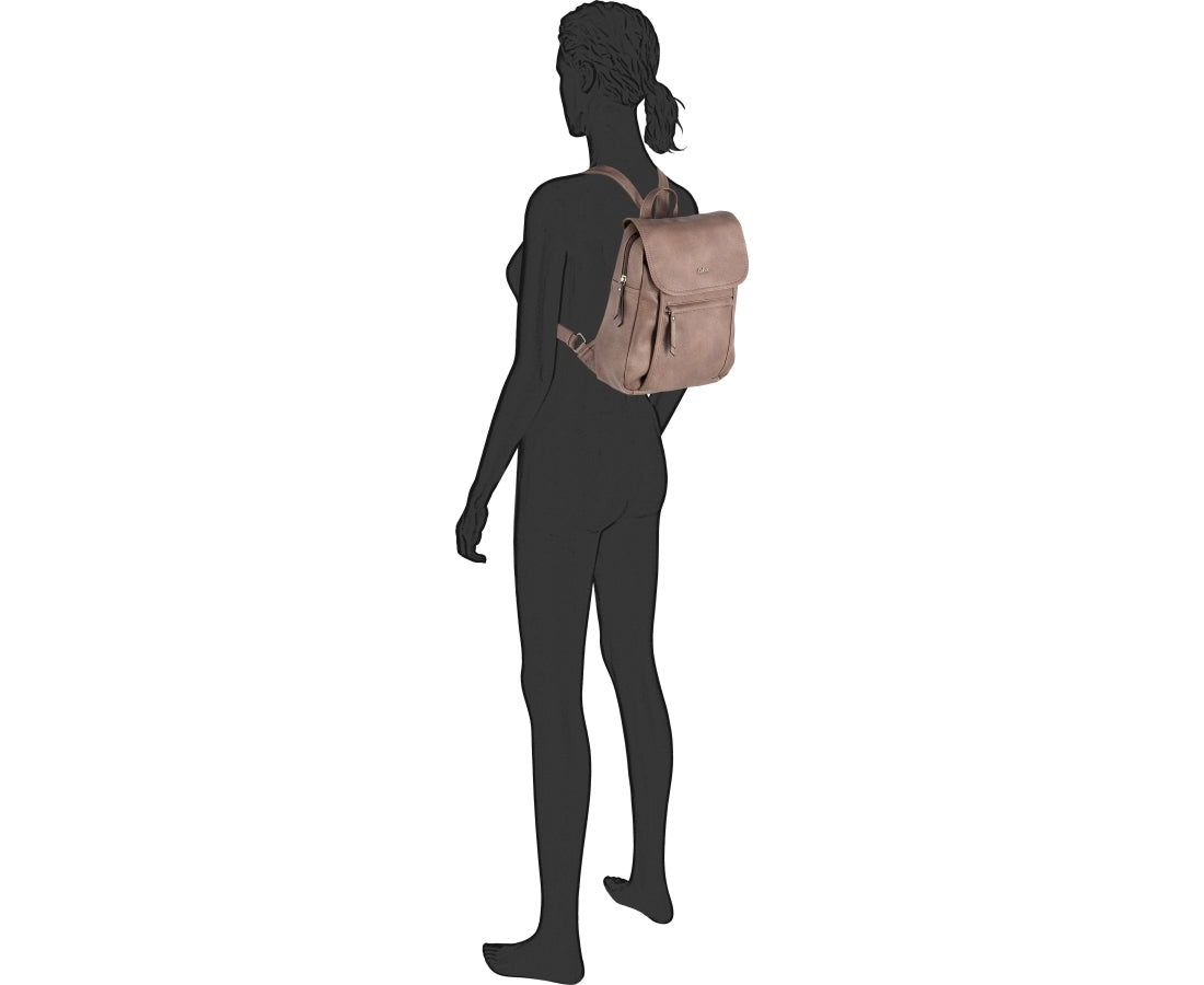 mina backpack taupe