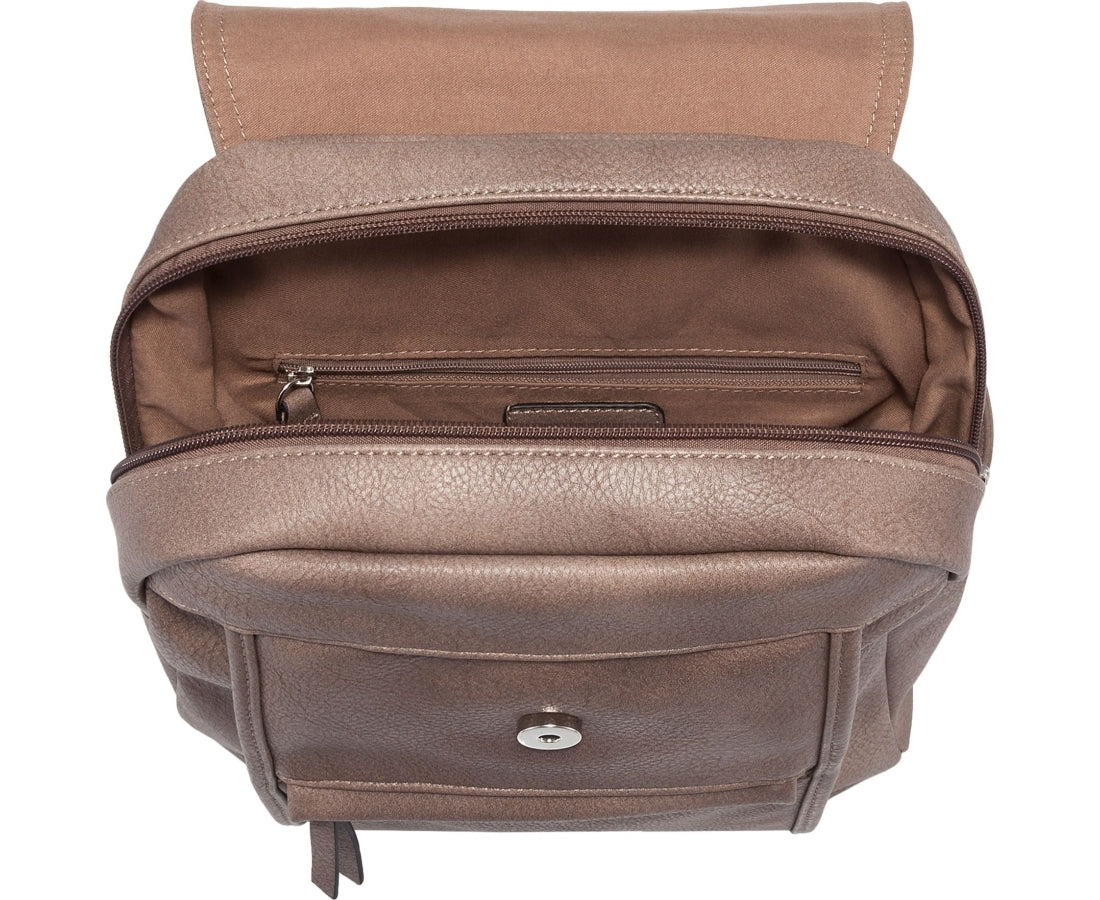 mina backpack taupe