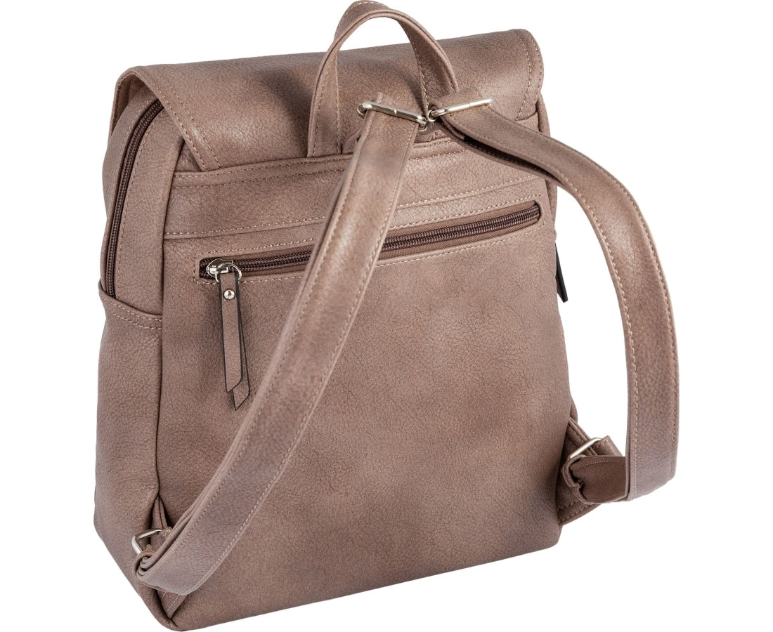 mina backpack taupe