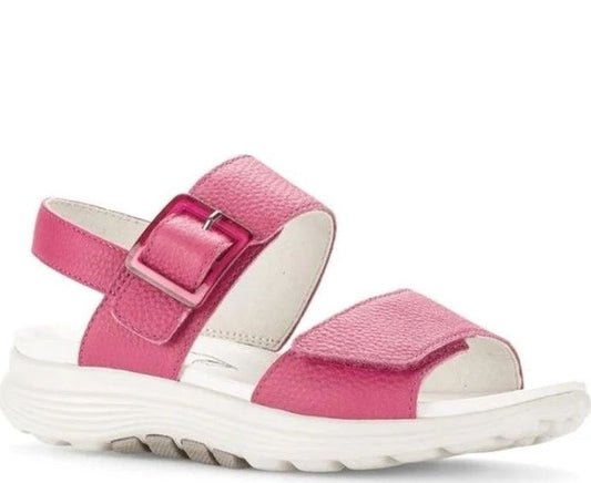 pink casual open sandals
