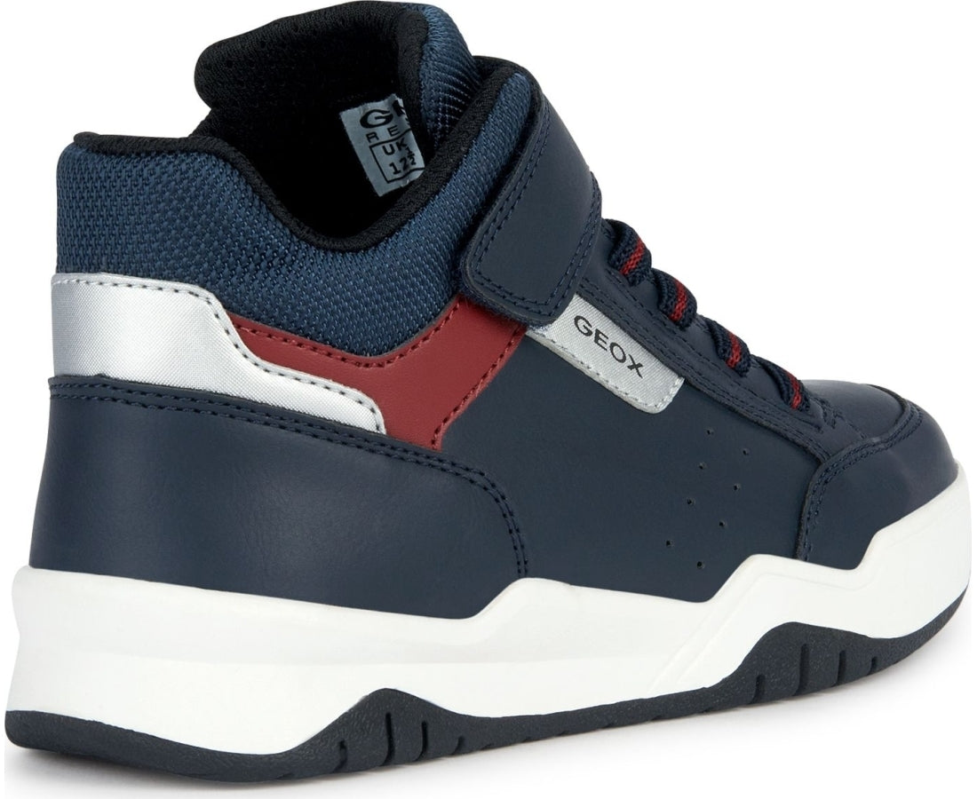 perth booties navy red